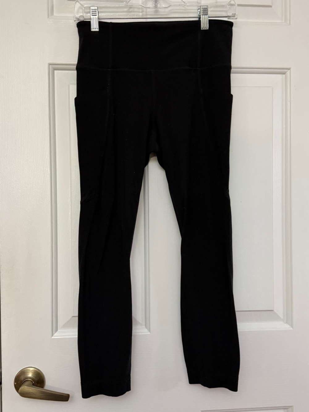 Athleta Black Leggings with Side Pockets